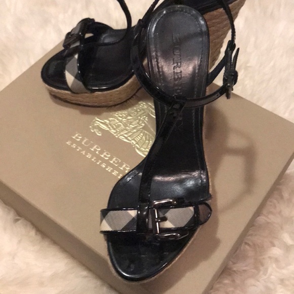 Burberry platform wedge - Picture 1 of 7